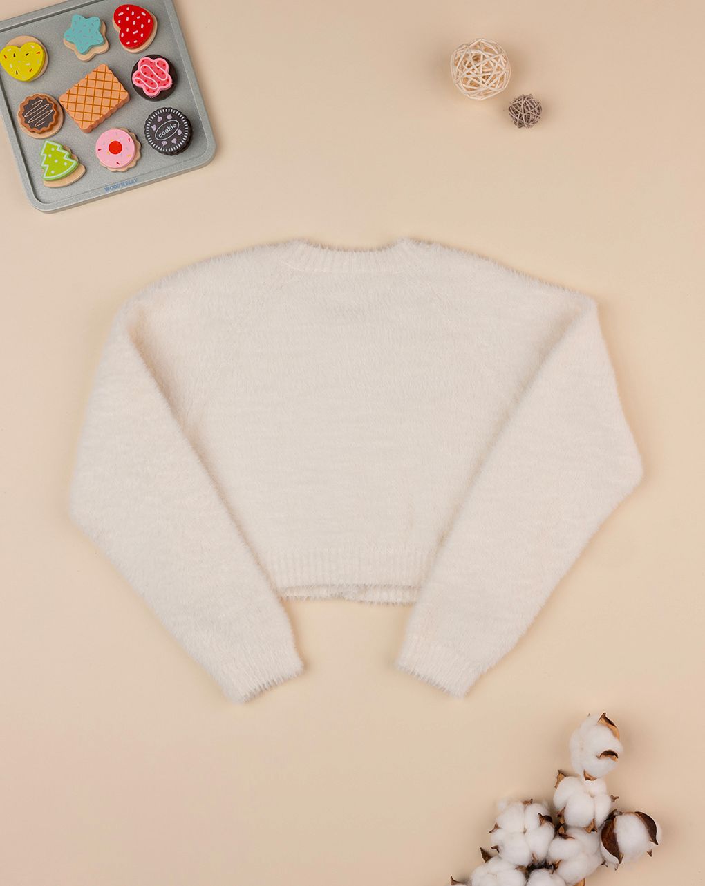 Cardigan bimbo bianco - immagine 3