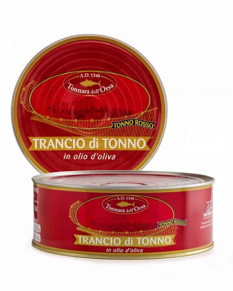 Trancio di Tonno Rosso in Olio di Oliva – latta gr.2500 – cod. orsa22 - immagine 2