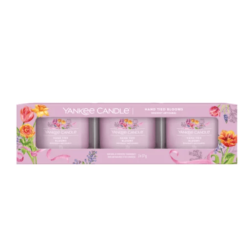 Yankee Candle – Signature Votiva Filled Hand Tied Blooms Pack 3 pz - immagine 2